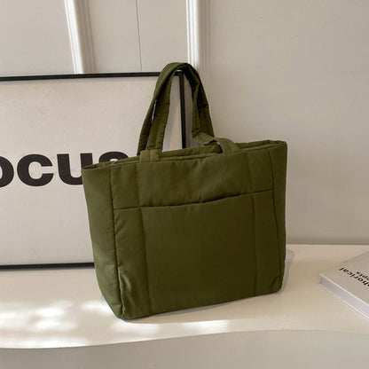 Kanvasväska med stor kapacitet