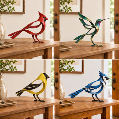 🕊️Elegant and minimalist metal bird sculpture -- Fleeting Moments of Lightness in the Natural World！