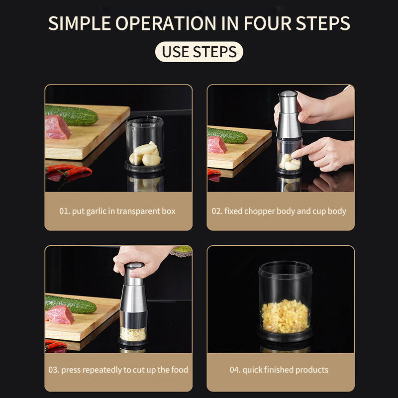 Hackare i rostfritt stål