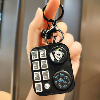 DJ-nyckelring med minidjur Barnleksak