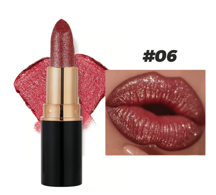 💖Diamond Lip Gloss Glitter Lipstick Vattentätt