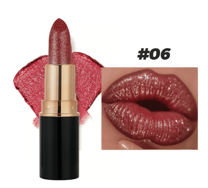 💖Diamond Lip Gloss Glitter Lipstick Vattentätt