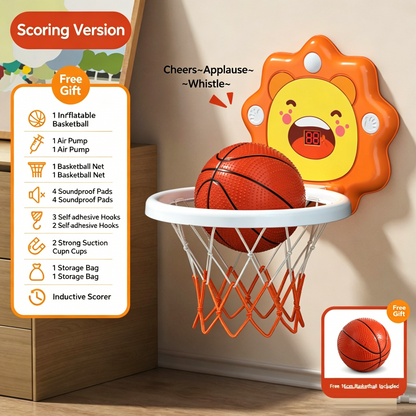 Children's basketball hoop sports toy silent liftable basketball hoop