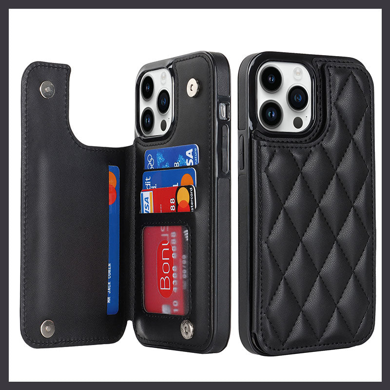 Mobiltelefonfodral Med Kortplats I Läder