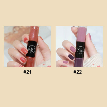 Tvåfärgat vattentätt nagellack