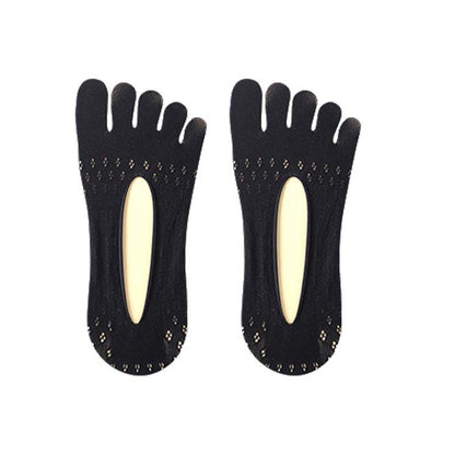 Andningsbara sammetstrumpor (5 par