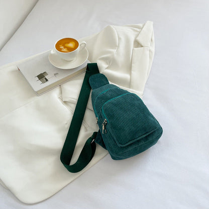 Enkel Enfärgad Crossbody-Väska