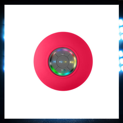 Stor Sugkopp LED-Ljus Vattentät Bluetooth-Högtalare