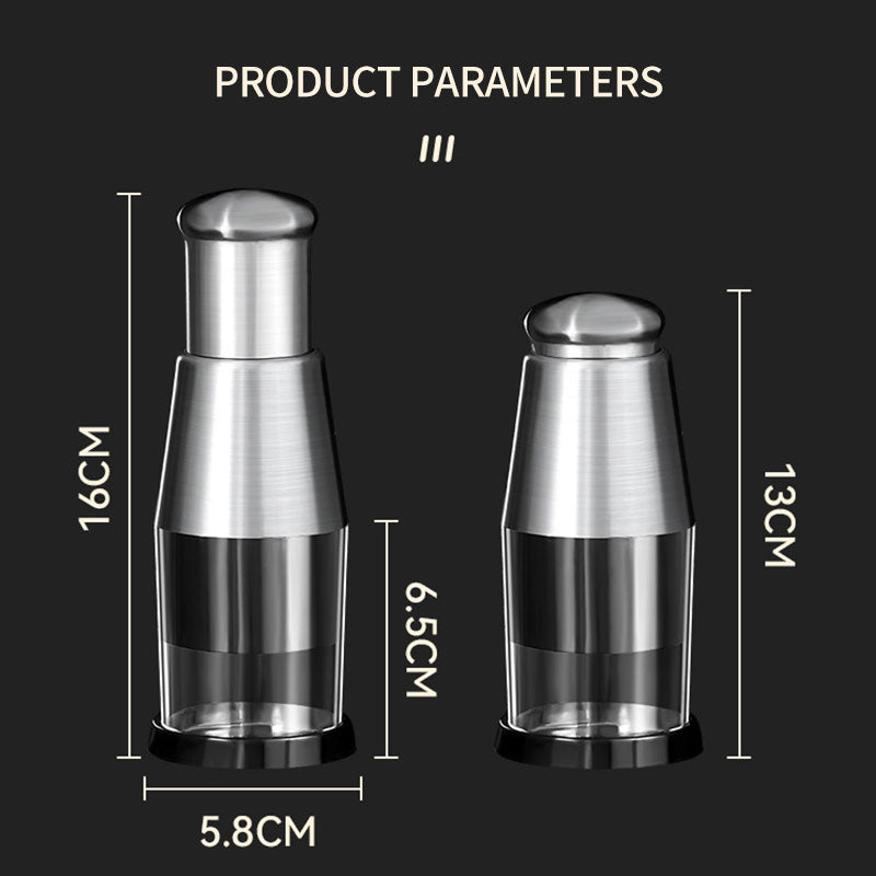 Hackare i rostfritt stål
