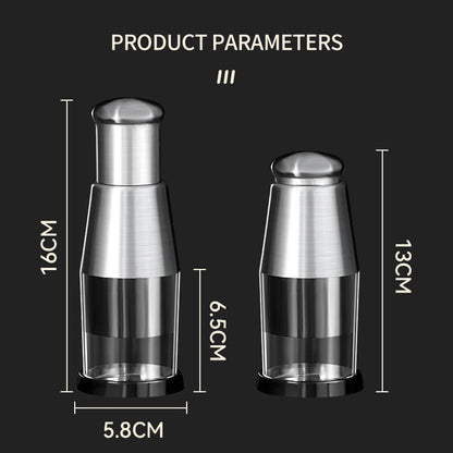 Hackare i rostfritt stål
