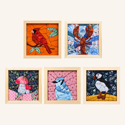 🖼️ Quilted Fabric Wall Art Kit