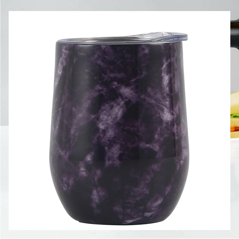 Creative Eggshell Cup - 12oz Stainless Steel Wine Cup