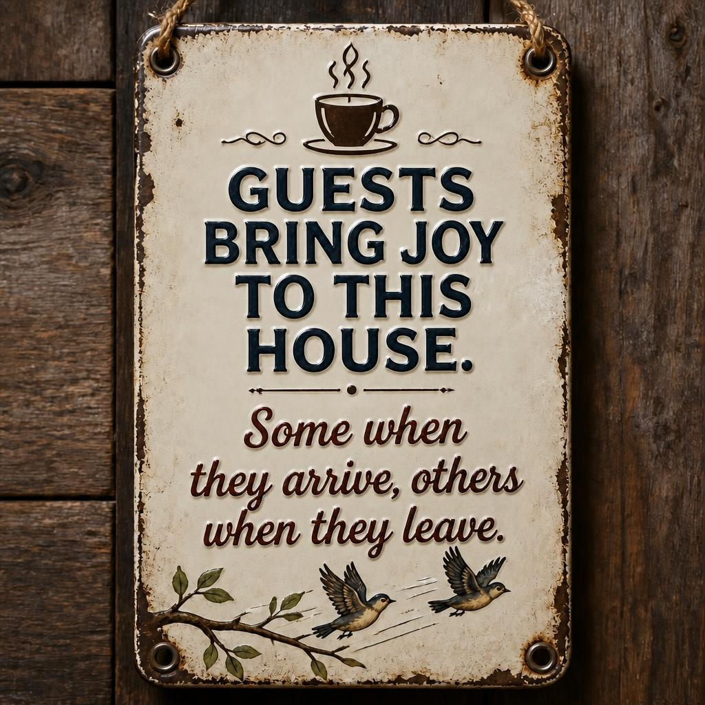 Cozy Welcome Metal Sign for Porch & Garden - Weatherproof Vintage Wall Decor for Front Door, Outdoor Gate & Yard Fence