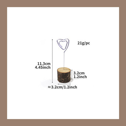 Fotobashållare För Trästubb