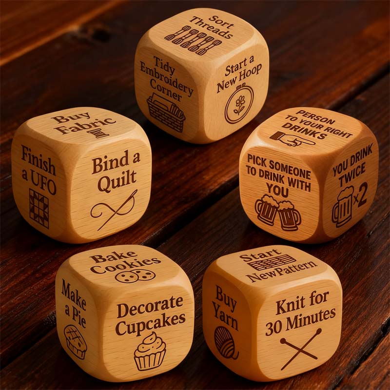 2025 Creative Patchwork Decision Dice