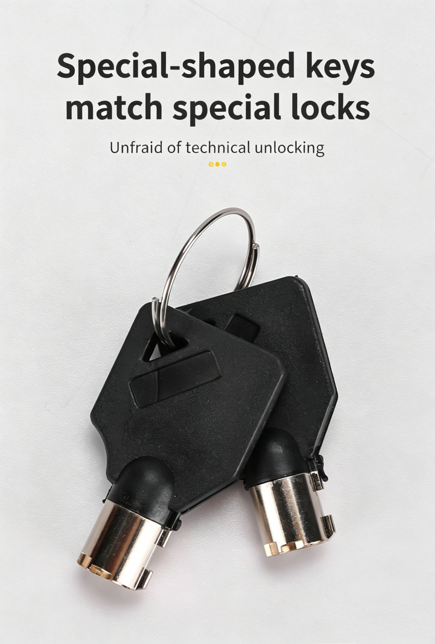Heavy-Duty Waterproof Disc Brake Lock with Alarm System