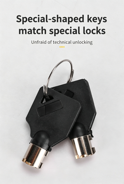 Heavy-Duty Waterproof Disc Brake Lock with Alarm System