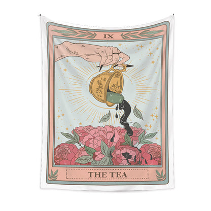 🌙 Bohemian Tarot Tapestry Wall Hanging
