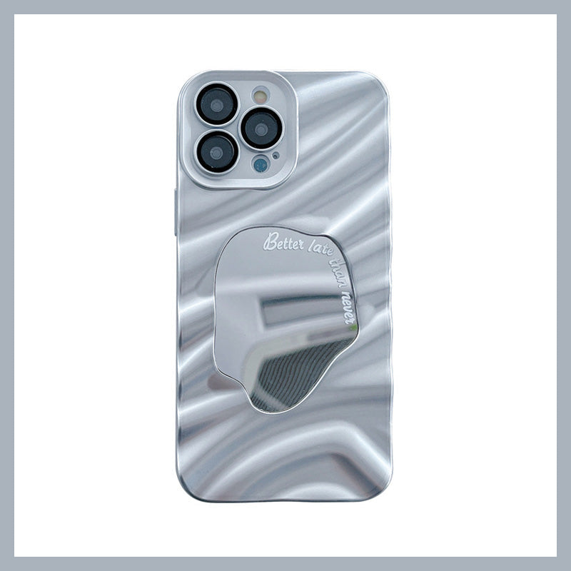 Skrynkligt Oregelbundet Spegelfodral