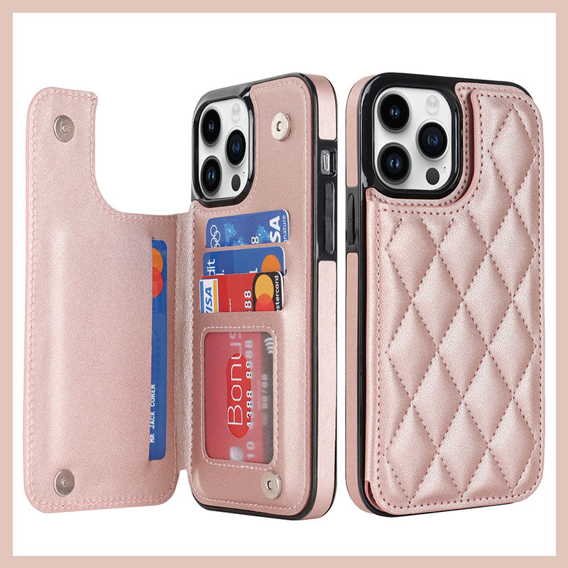 Mobiltelefonfodral Med Kortplats I Läder