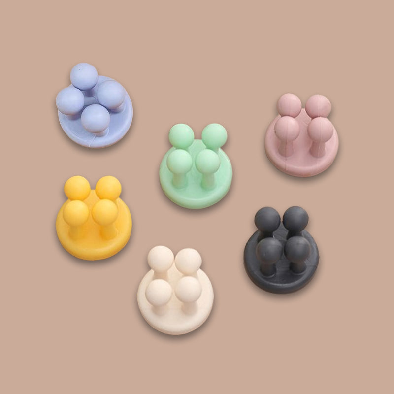 Självhäftande krok utan stansning av silikon