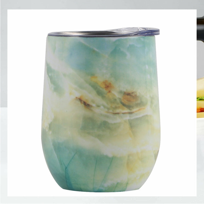 Creative Eggshell Cup - 12oz Stainless Steel Wine Cup