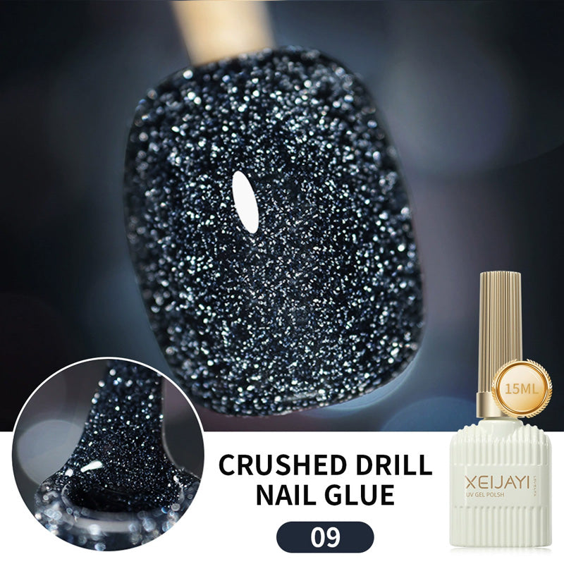 Glitternagellack med hög densitet