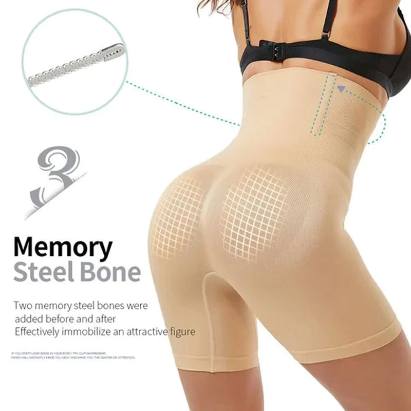 Boxerbyxor med hög midja och magkontroll