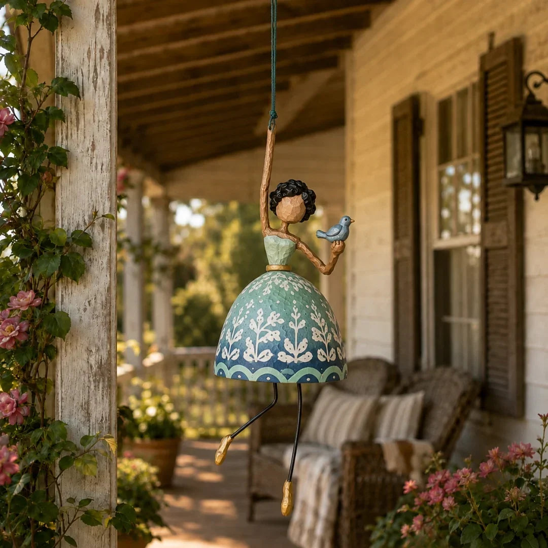 💃🌸 Whimsical Dancing Lady Hanging Ornament —  Let Your Space Dance