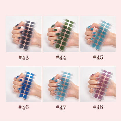 Halvhärdad Gelremsa-Manikyr Hel Klistermärke