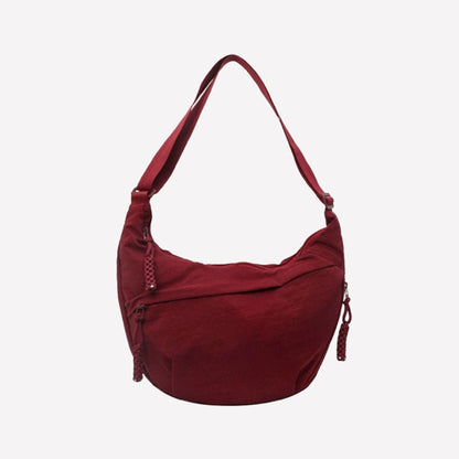 🔥🎒Dammode Enfärgad Nylon Crossbody-Väska