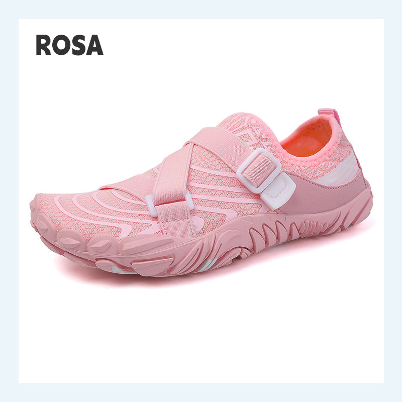 Män och kvinnors strand simning utomhus vandring och bergsklättring cykelskor