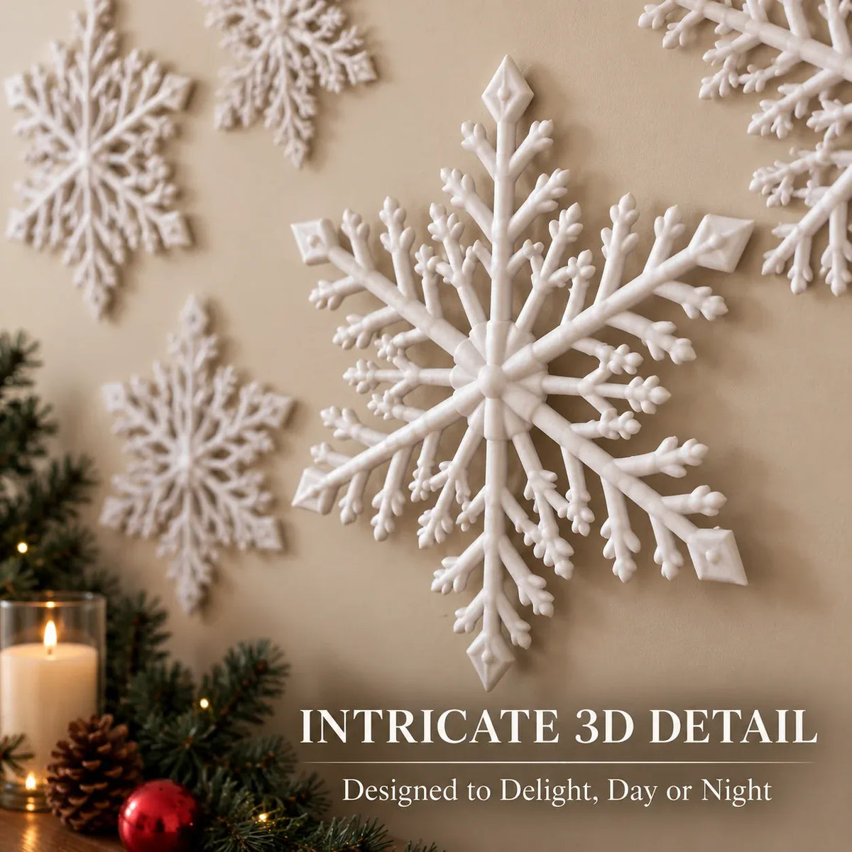 ❄️ LED Snowflake Wall Lights ✨