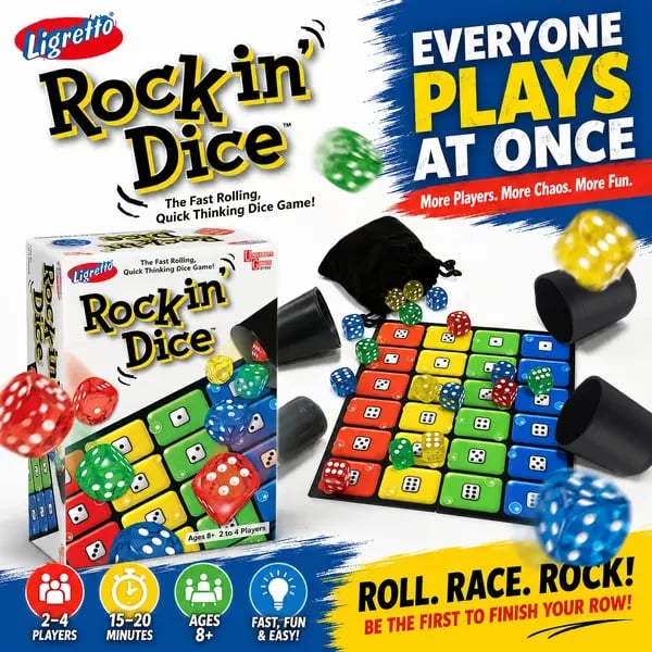 🎲Fast-Paced Family Dice Game – Roll, Race & Win! 🔥