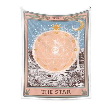 🌙 Bohemian Tarot Tapestry Wall Hanging