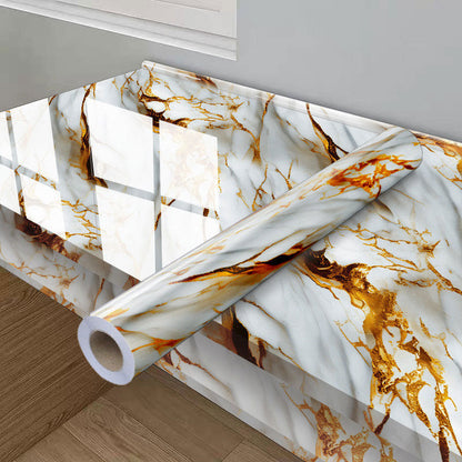 Marble Self-Adhesive Contact Paper - Waterproof & Oil-Proof Kitchen Backsplash & Countertop Decor