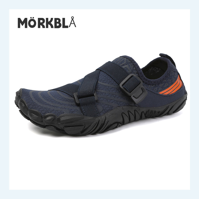 Män och kvinnors strand simning utomhus vandring och bergsklättring cykelskor