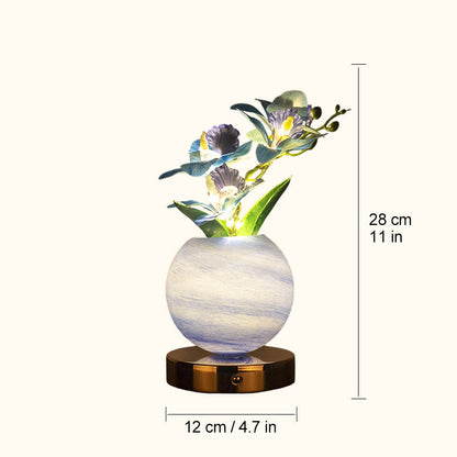 🌷Dreamy Tulip Orchid Night Light Romantic Bedside Lamp