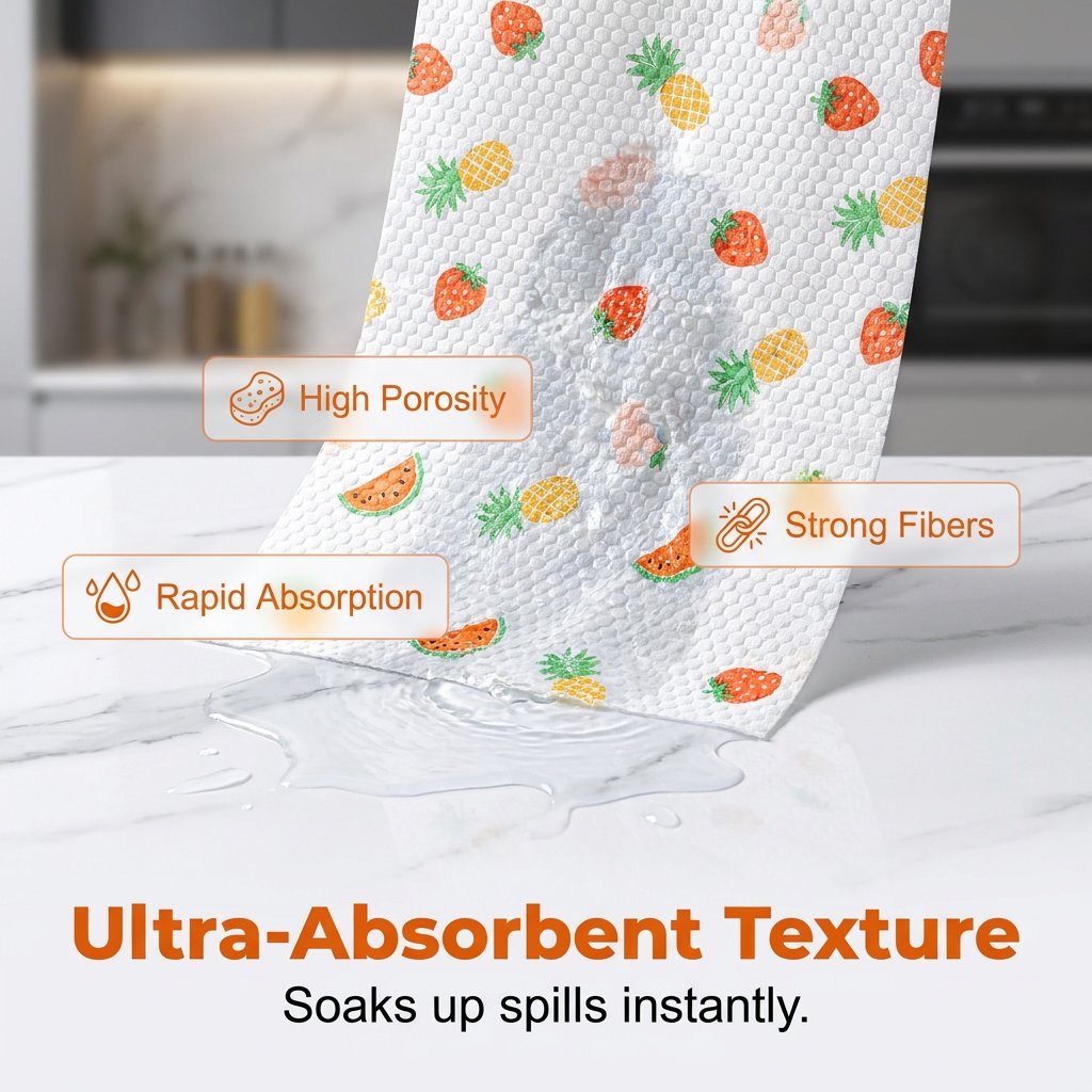 🔥 Roll of 50 reusable cleaning wipes – Wash, reuse and clean more for less 🌿