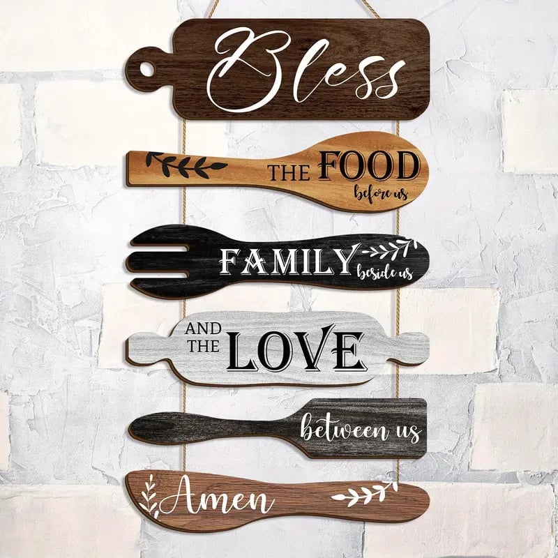 🔥  Wooden Kitchen Wall Decor