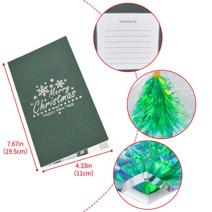 Julgran 3D pop-up-kort