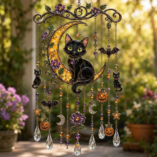 ✨🎃Cast Rainbow Light with Gothic Halloween Wind Chimes!
