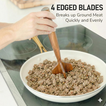 🔥Teak Wooden Meat Chopper