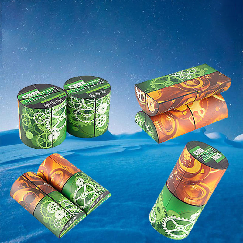 Supercool geometrisk 3D-magnetisk magisk kub