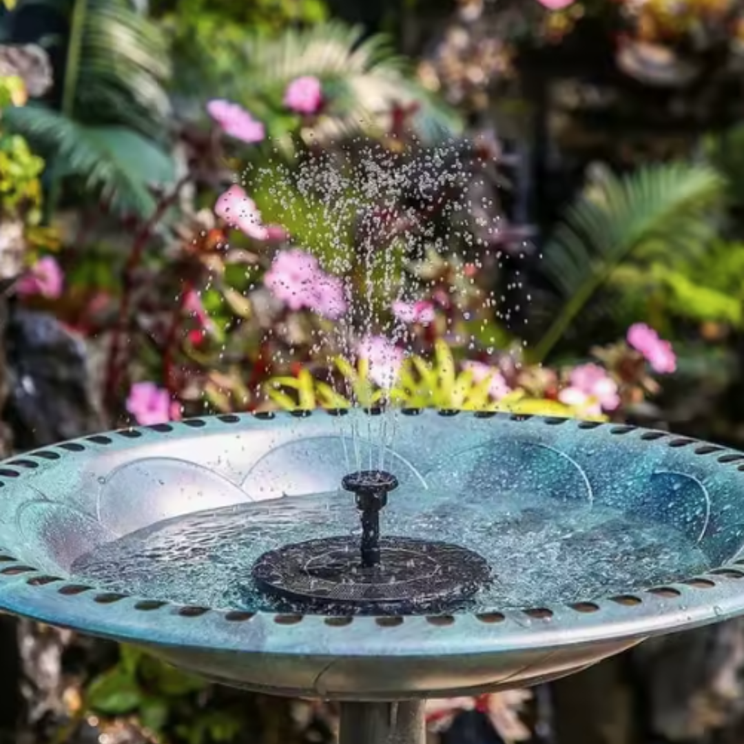 The solar fountain for vibrant gardens