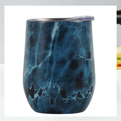 Creative Eggshell Cup - 12oz Stainless Steel Wine Cup