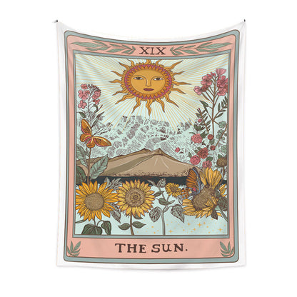 🌙 Bohemian Tarot Tapestry Wall Hanging