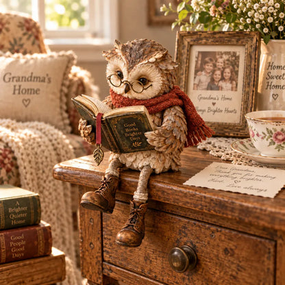 🦉Reading Owl Figurine📚