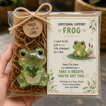 💌 Emotional Support Animal – Meaningful Encouragement Keepsake with Message Card & Gift-Ready Packaging ✨
