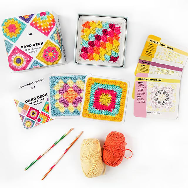 🎁 Granny Square Crochet Card Set[50 Unique Designs]🧵